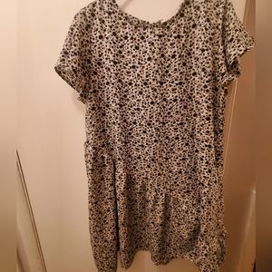 Black & White Shift Dress